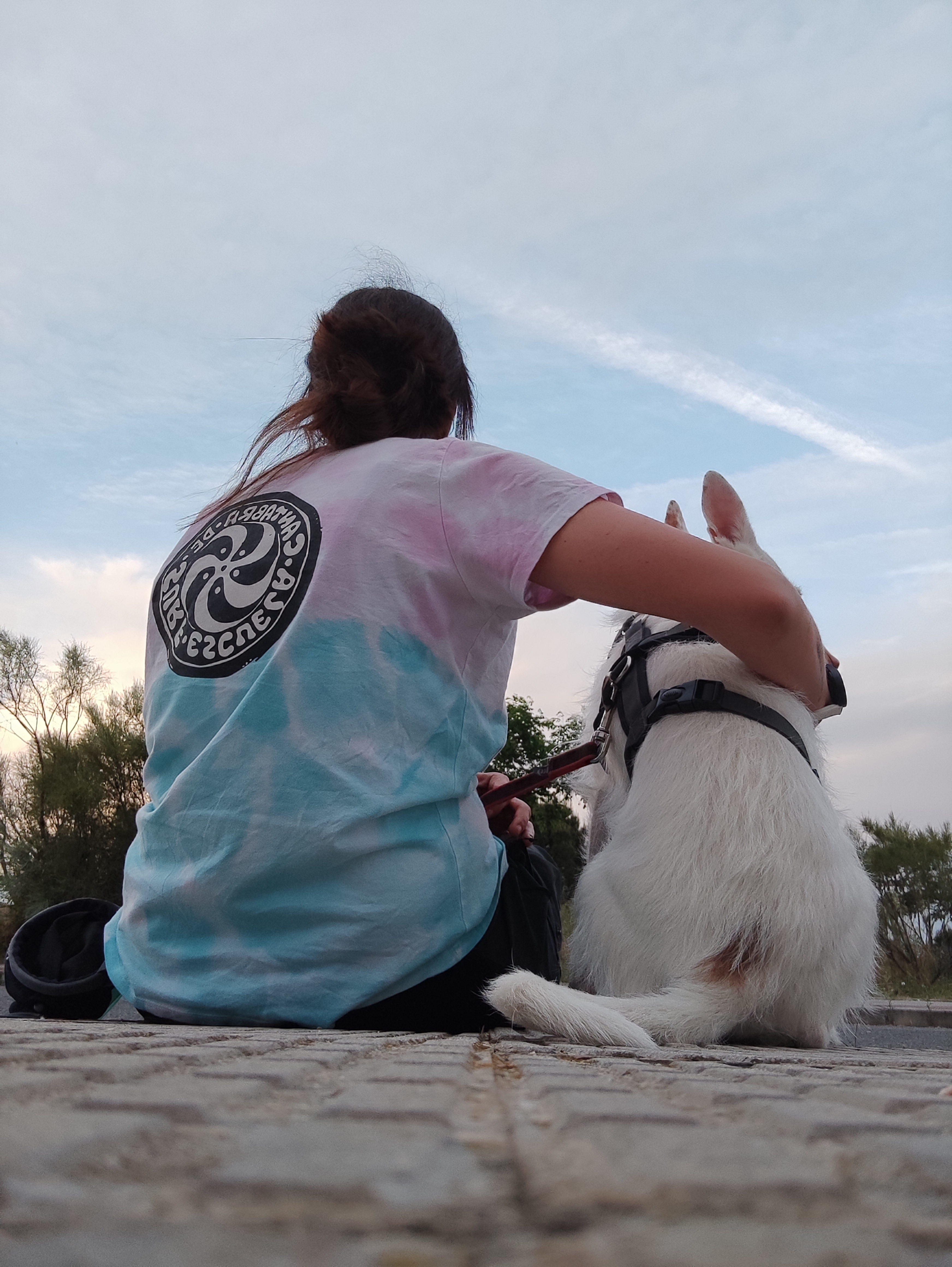 Persona con su perro